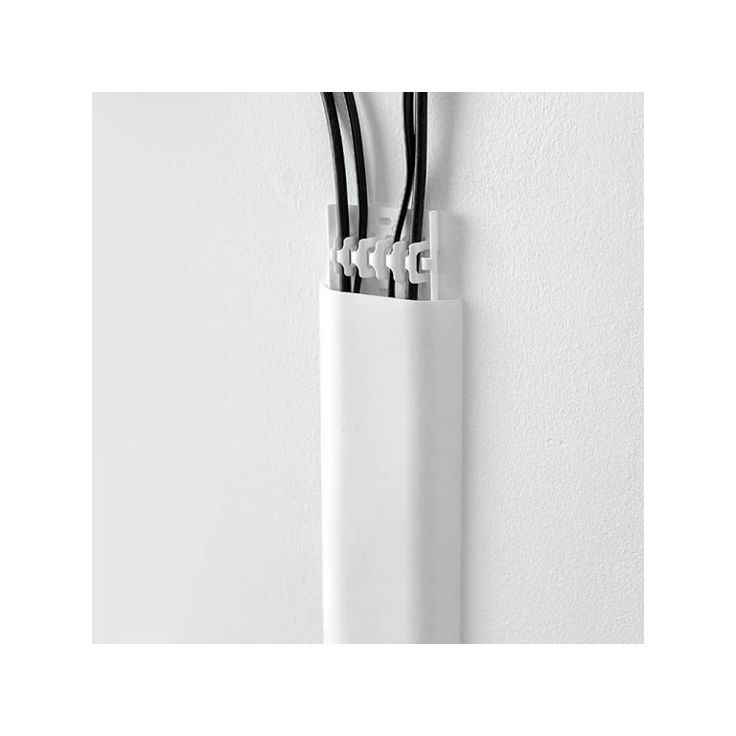 Wall Mount Cable Cover Protector Wire Management Cord Organizer Holder  Self-adhesive Hiden Raceway - Walmart.com