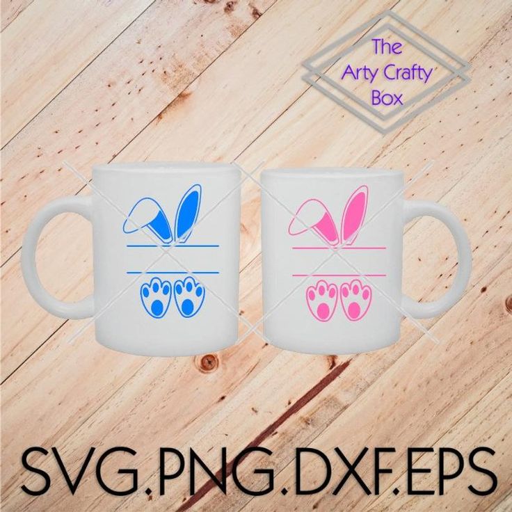 Download Bunny ears and feet spilt to (insert name) svg png dxf eps ...