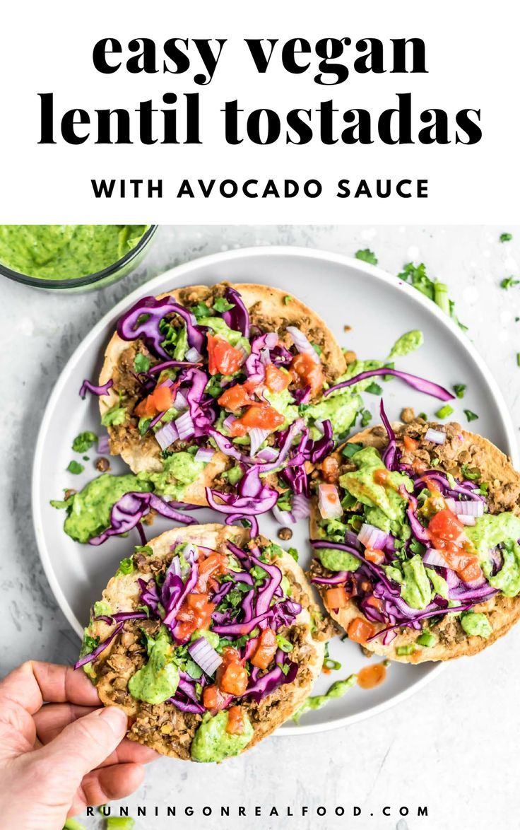 Vegan Lentil Tostadas Vegan Lentil Tostadas