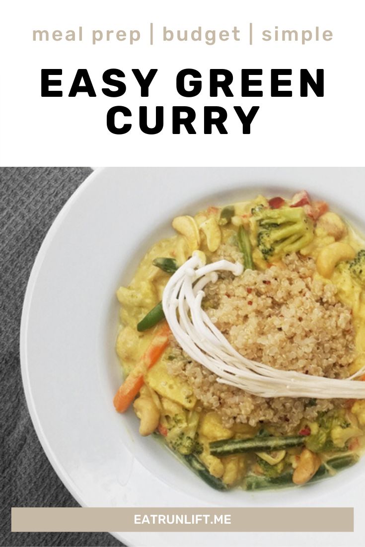 Recipe Easy Green Curry meal Prep On A Budget EAT RUN LIFT green-thai-curry-meal-prep-recipe-samsung-food