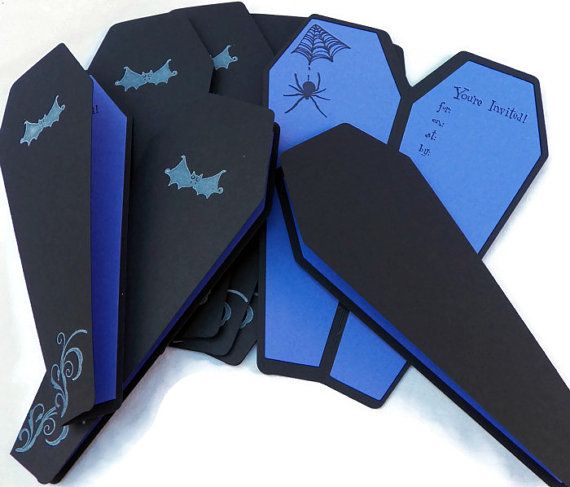 handmade halloween party invitation black and by elegantlyhaunted - Homemade Halloween Party Invitations handmade halloween party invitation black and by elegantlyhaunted - Homemade Halloween Party Invitations