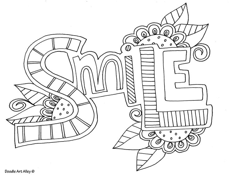 word coloring pages for kids