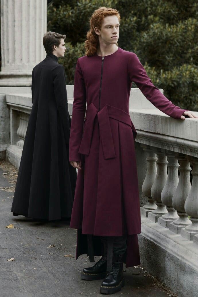 This is how I imagine formal robes from HP | Androgynous fashion
