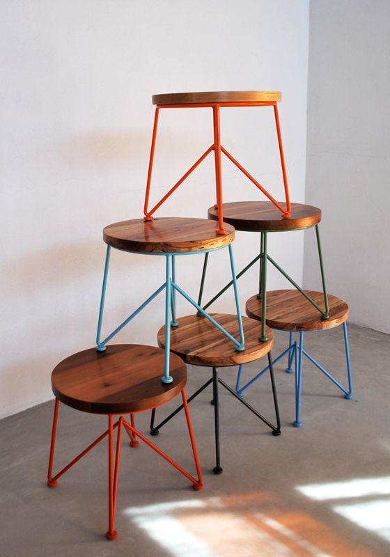 metal furniture design. stools from garza furniture marfa tx metal design