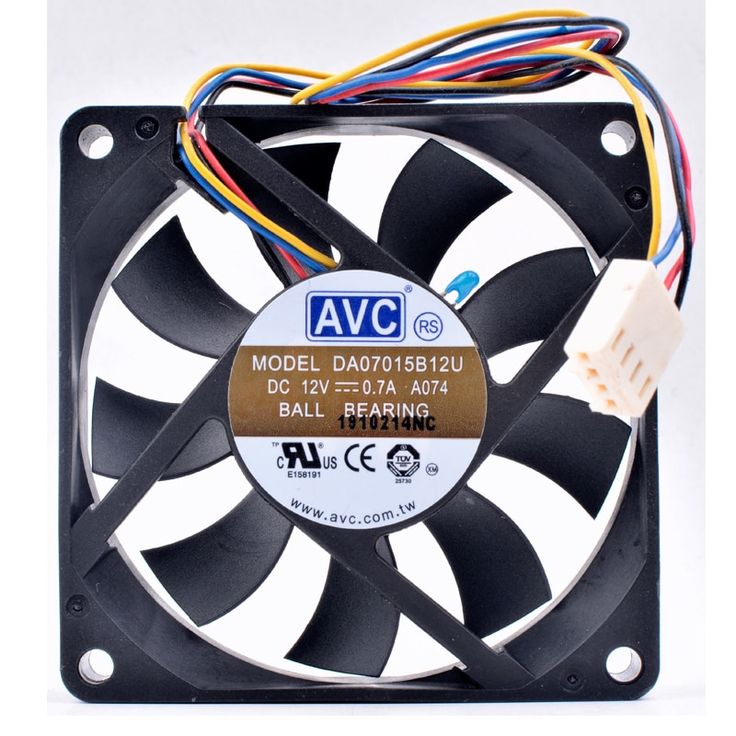 Original DA07015B12U 7cm 70mm fan 12V 0.70A 4 lines pwm computer