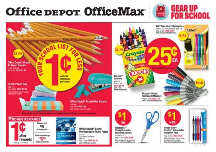 Office Depot/Office Max Back to School Deals Back to school deals