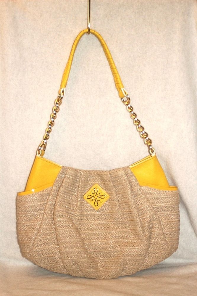 Simply Vera Sand Yellow Raffia Style Elegant
