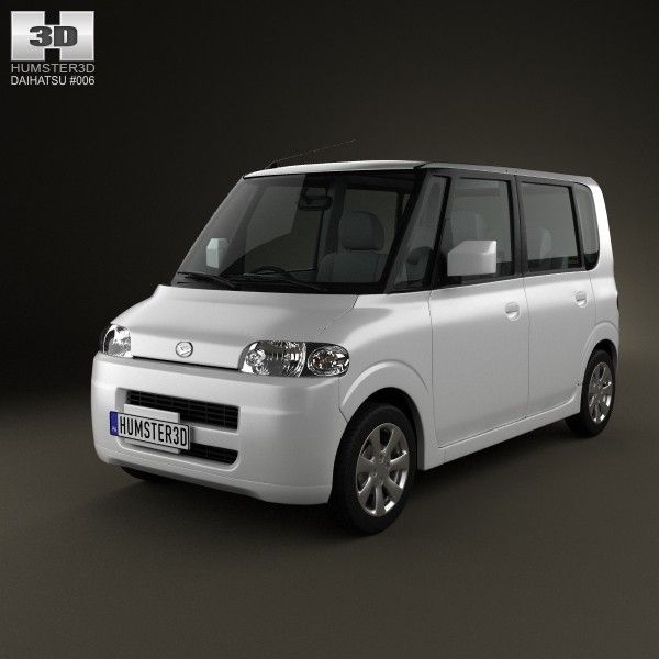 3d Daihatsu Tanto 2003 Model Daihatsu Car 3d Model 3d Model