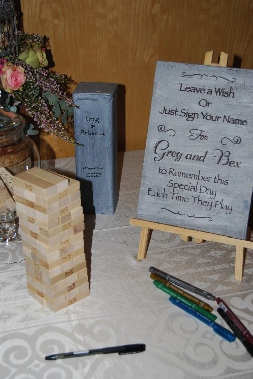 Jenga Gästebuch Jenga Gästebuch