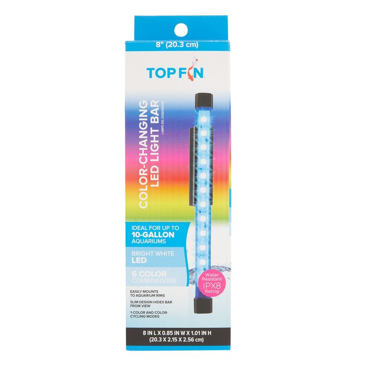Top Fin® ColorChanging LED Aquarium Light Bar Color changing led