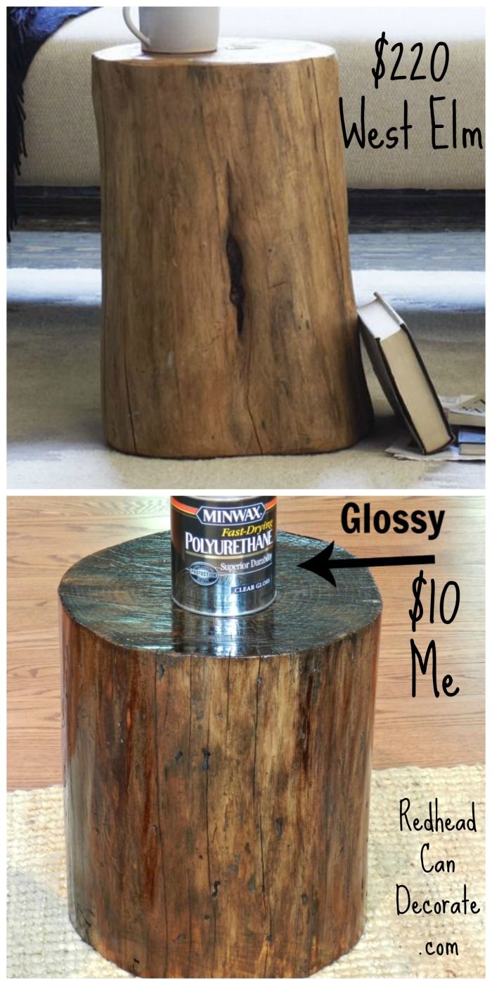 Stump Table New Home Pinterest Diy And Decor