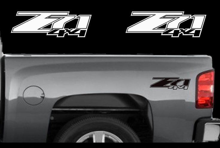 2- Chevy Z71 4x4 2007 - 2013 Decals Silverado GMC Sierra ... 2- Chevy Z71 4x4 2007 - 2013 Decals Silverado GMC Sierra ...