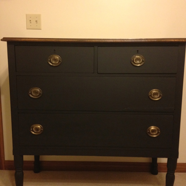 11 Best Furniture Painted With Aura Images On Pinterest Benjamin Painted 2 Coats Of Benjamin Moore Aura Black Matte Paint