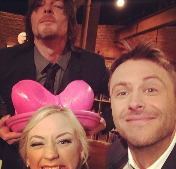 Norman Reedus with a Strong Titanium Eye Socket