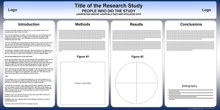 48x96 academic poster template research poster poster research project presentation template