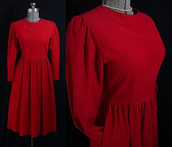 Lanz corduroy dress coat with skirt