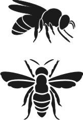 164 best bees beehive and honey images on pinterest bees bee stencils free