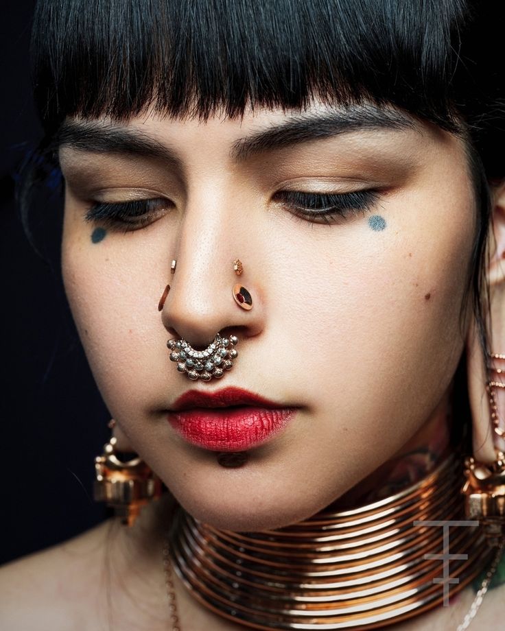 Street interview piercing glamour