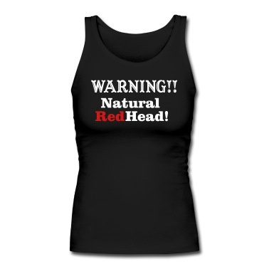 Natural redhead shirt Shaved head hairline