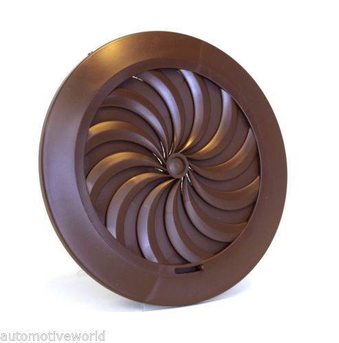 Details About Brown Round Ducting Ventilation Cover 100mm