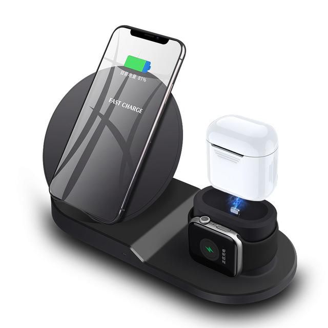 3 in 1 Apple Wireless Qi Charging Station for iPhone, Apple 3 in 1 Apple Wireless Qi Charging Station for iPhone, Apple