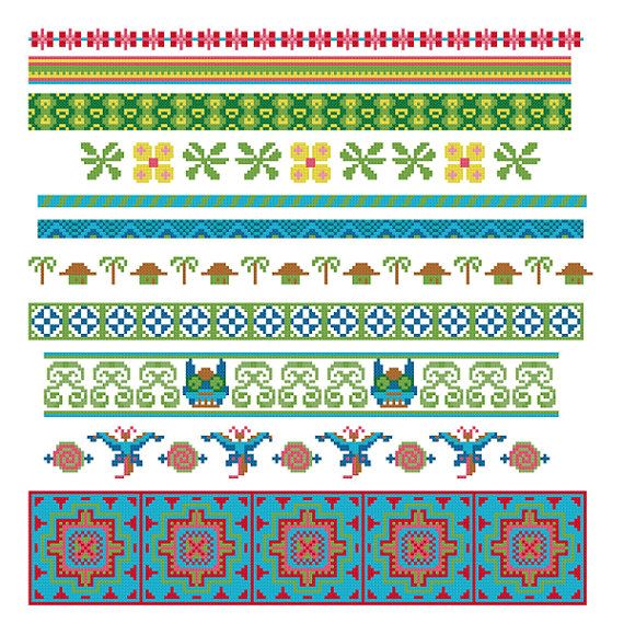 Asian cross stitch patterns