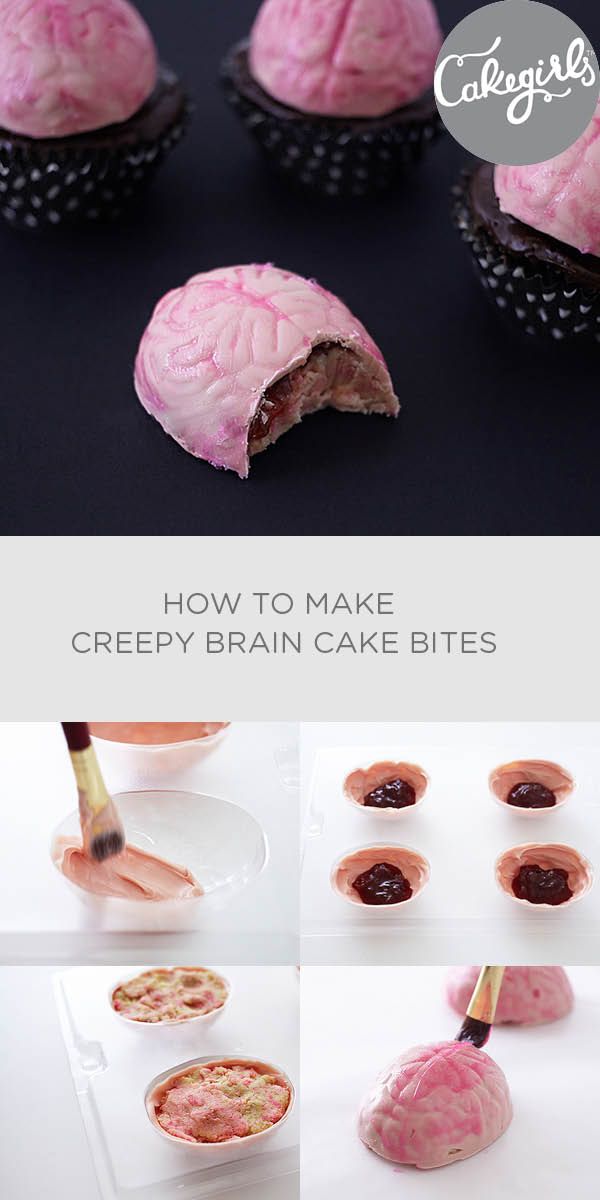 Brain cupcakes with cherry filling recipes Brain cupcakes with cherry filling recipes