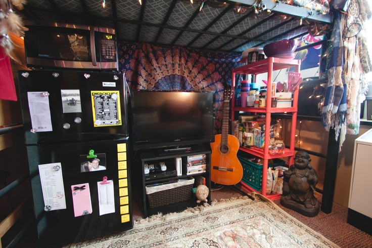 Top Navigation For incoming campus-bound freshmen, furnishing your dorm room is pretty much a crash course in small-space living. We've rounded up dorm room ideas to help you outfit your new digs, recreate the comforts of home, and get you settled into college life!