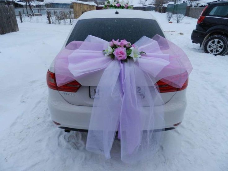 Из чего можно изготовить украшения на ручки автомобилей Украшение свадебной машины для ручек своими руками