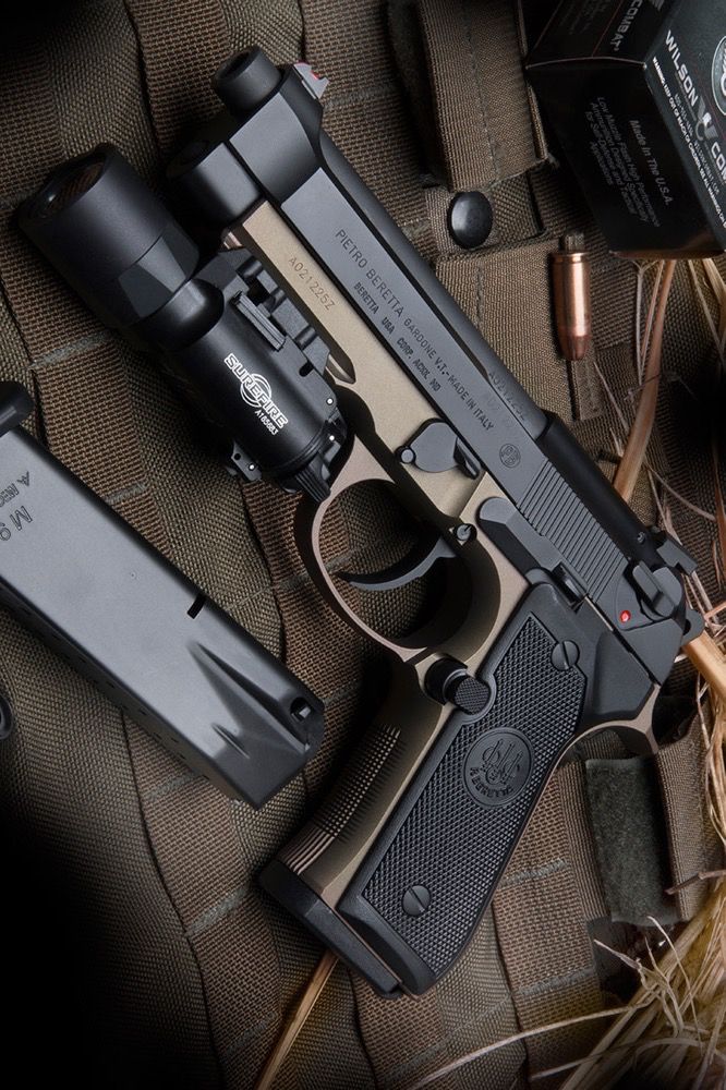 pin on baretta surefire military light