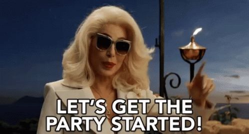 Lets Get The Party Started Lets Go Gif Letsgetthepartystarted Party Letsgo Discover Share Gifs Mamma Mia Mamma Let It Be