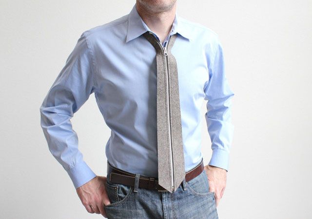 Zip Up Tie | Zip ties, Zip ups, Neck tie