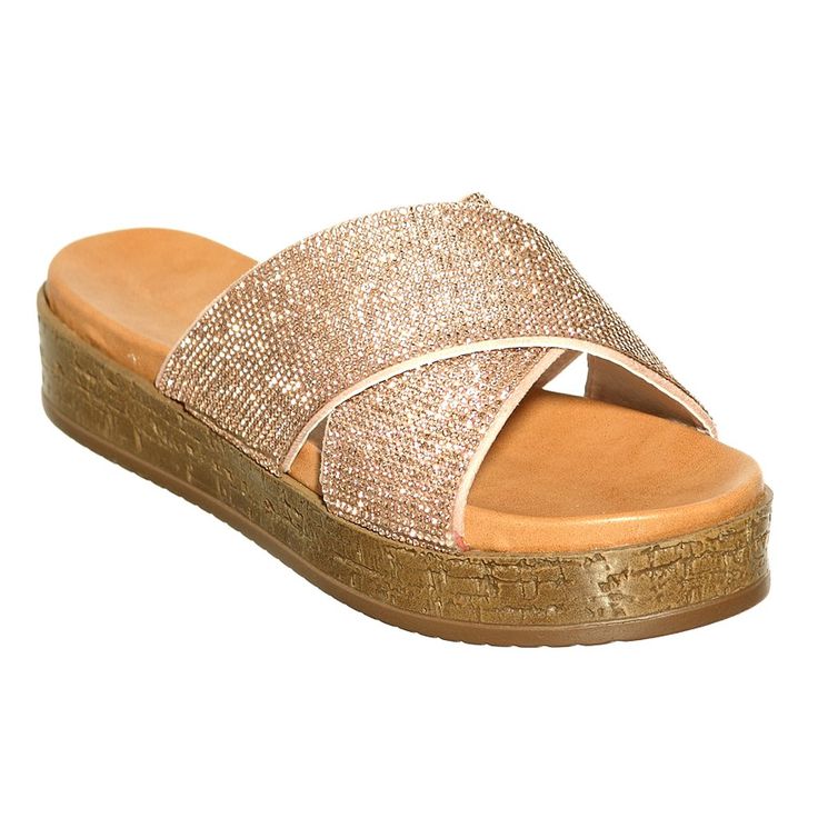 flat sandals slip on