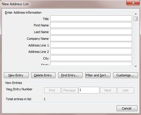 how to print addresses on envelopes