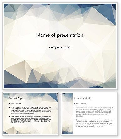 hipster triangles pattern powerpoint template 12833 theme 2017