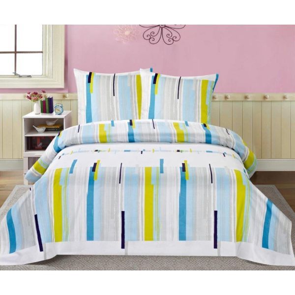 Parure de Couette Microfibre Nat 220x240 cm