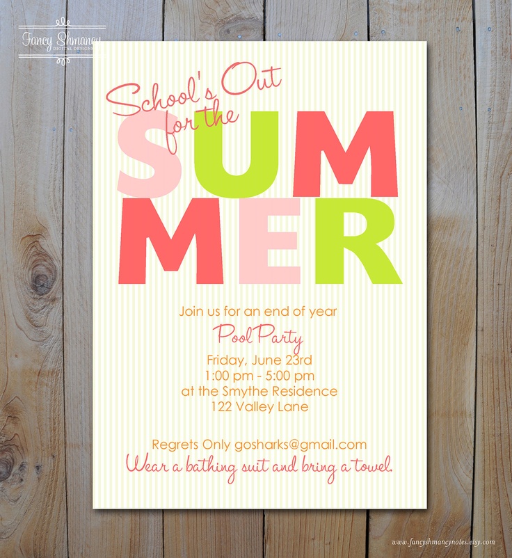 party invitation paper