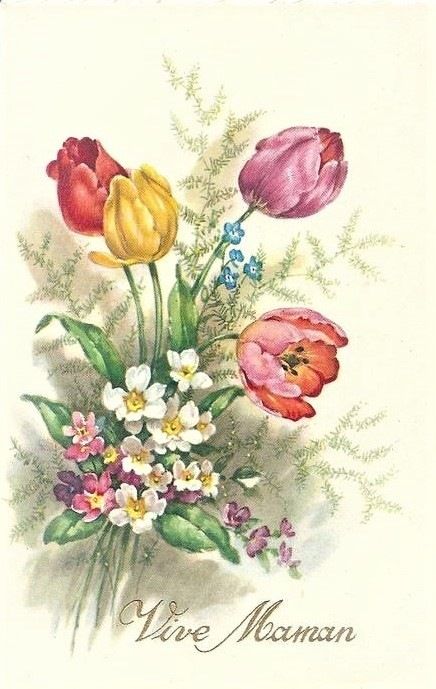 Открытка днем, тюльпаны рисунки открытки
