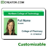 school id card template