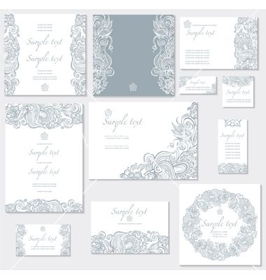 Template For Wedding Cards Vector On Vectorstock 結婚式 招待状 ウェディングカード 結婚式 招待状 素材 Template For Wedding Cards Vector On Vectorstock 結婚式 招待状 ウェディングカード 結婚式 招待状 素材