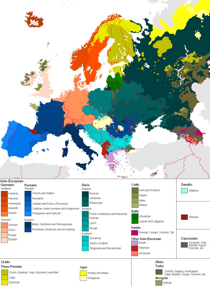 Most Spoken Languages In Europe Most Spoken Languages In Europe