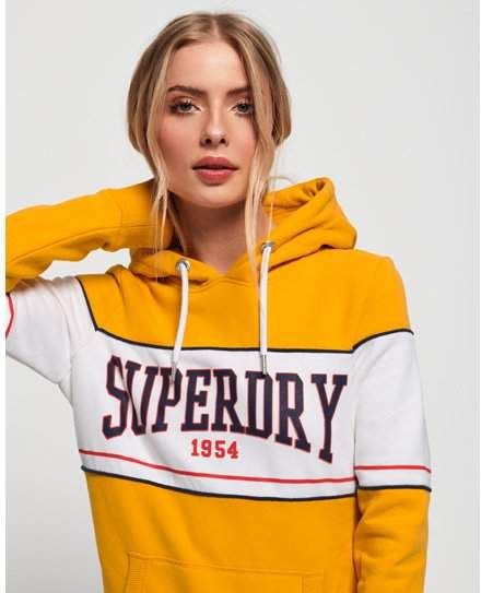 Download 1954 Mock Applique Hoodie | Hoodies, Superdry, Yellow hoodie