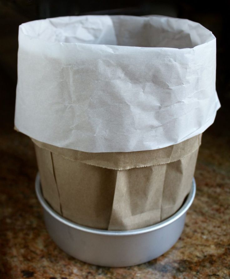 Paper case for Perfect Italian Panettone made in bread machine and cooked in the...