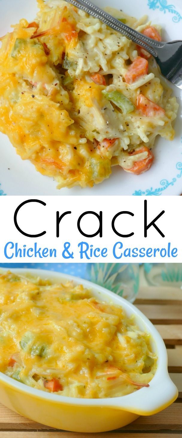 Crack Chicken and Rice Casserole