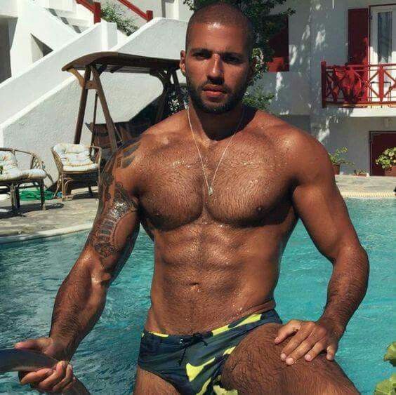 Two hairy black men having sex — img 14