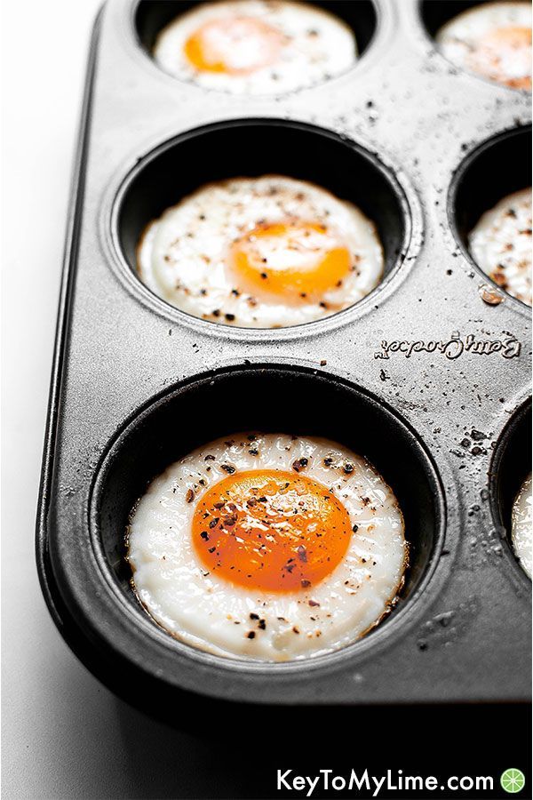 How to Bake Eggs in a Muffin Tin in the Oven - Key To My Lime | Recipe