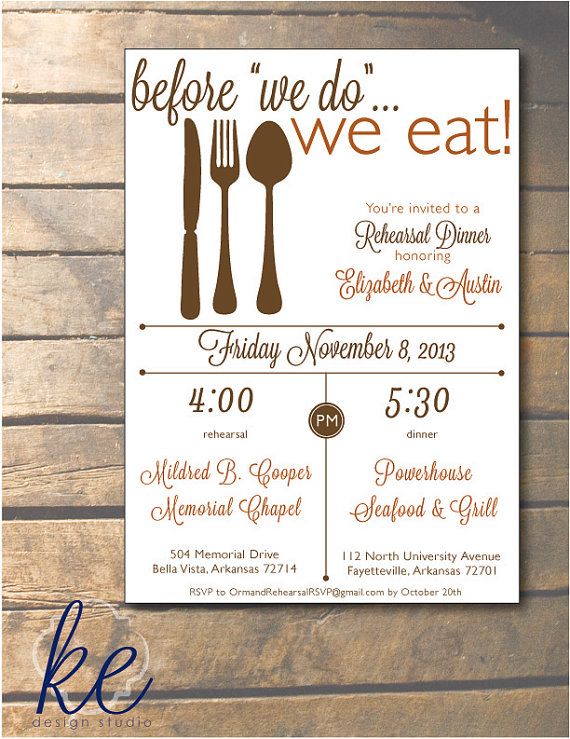 Best 25+ Rehearsal dinner invitations ideas on Pinterest | Rehearsal dinner invitation wording Dinner invitations and Rehersal dinner invites