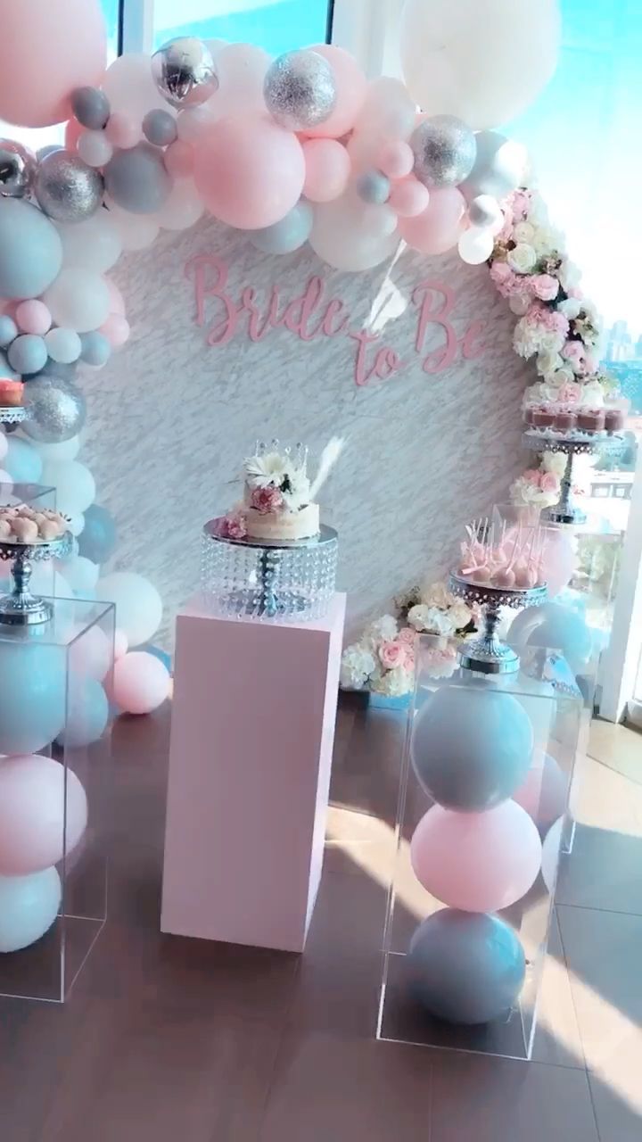 Purple And Gold Party Balloon Arch Girl Baby Shower Decorations