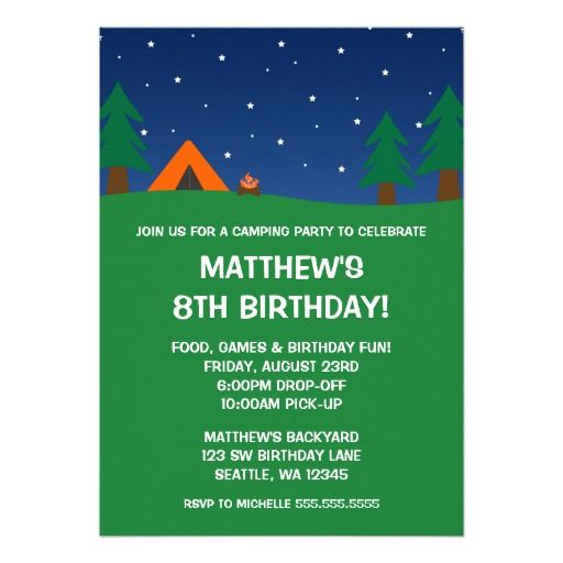 425 best Camping and Sleepover Birthday Party Invitations images on - best of birthday invitations sleepover party 425 best Camping and Sleepover Birthday Party Invitations images on - best of birthday invitations sleepover party