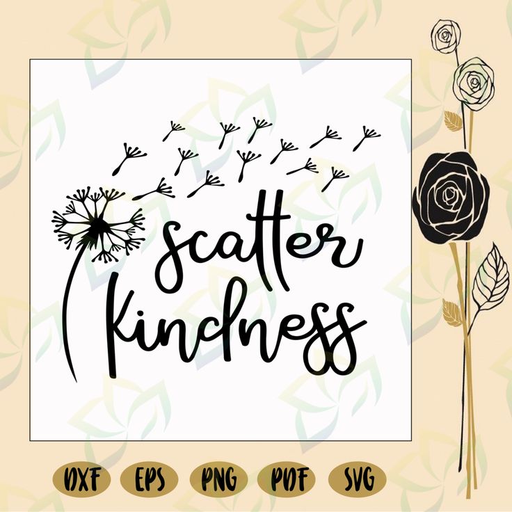 Download Scatter kindness dandelion, high resolution, just breathe ...